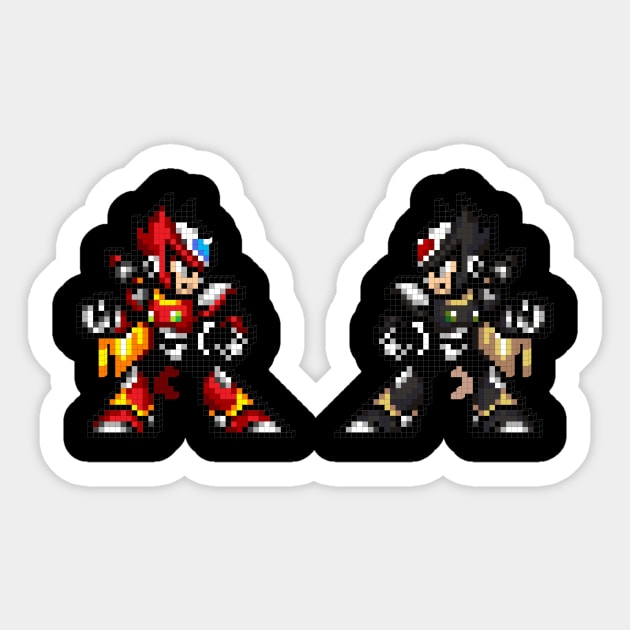 Zero VS Black Zero Sticker by babyreaper